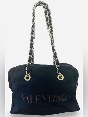 Valentino Garavani chain-link tote Valentino Logo Shoulder Bag